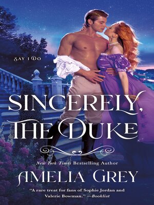 cover image of Sincerely, the Duke
